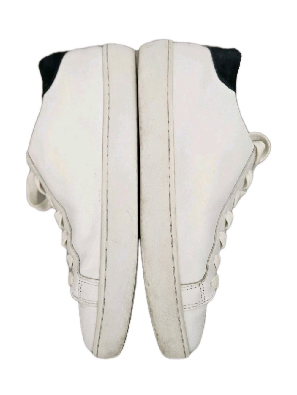 💖Tory Burch White Leather Logo Low-Top Sneaker size 7 💖 - Picture 6 of 10